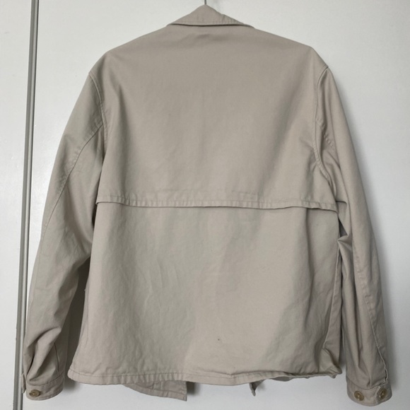 ASOS Design Beige Zip-Up Jacket Medium - New - Picture 7 of 12